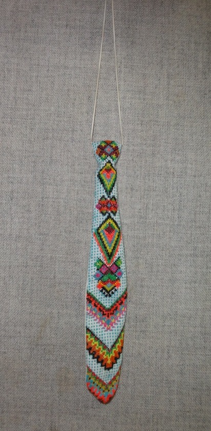 Embroidered Tie